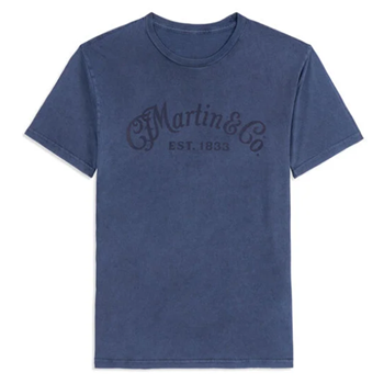 Martin 18CM0232L Large Tone on Tone Elemental Blue T-Shirt