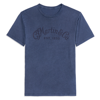Martin 18CM0232M Medium Tone on Tone Elemental Blue T-Shirt