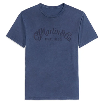 Martin 18CM0232XL XL Tone on Tone Elemental Blue T-Shirt