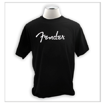 Fender 9101000406 Spaghetti Logo - T-Shirt - Black - M