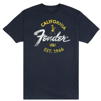 Fender 9190117606 Baja Blue T-Shirt Xl