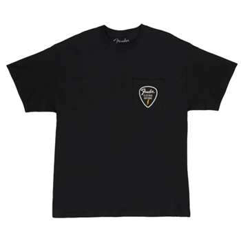 Fender 9192601806 Pick Patch Pocket - T-Shirt - Black - XXL