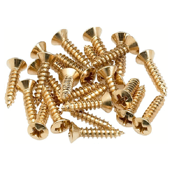 Fender 0994924000 Pickguard Screws (gold-24)