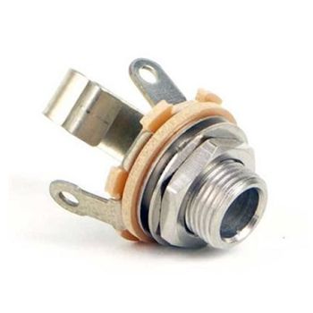 SWC-L12B Switchcraft 1/4" Female Long Bushing TRS Panel Jack