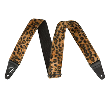 Fender 0990601053 Wild Leopard Print Guitar Strap 2"