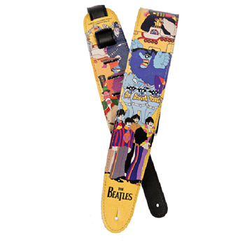 D'Addario 25LB06 2.5" Beatles Guitar Strap - Yellow Submarine