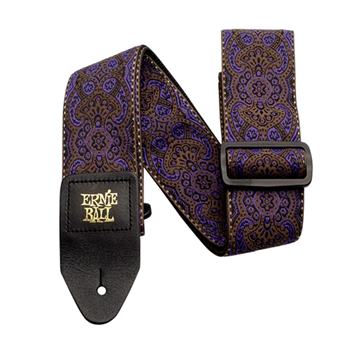 Ernie Ball 4164EB Paisley Jacquard Strap - Purple