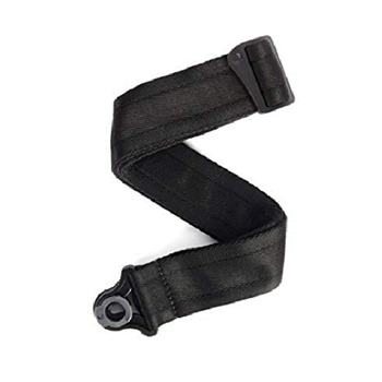 D'Addario 50BAL00 Auto Lock 2" Nylon Guitar Strap - Black