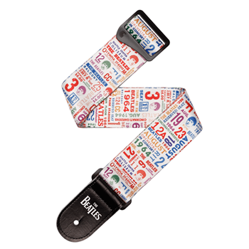 D'Addario 50BTL14 Beatles 1964 Ticket Color Strap