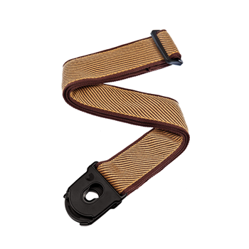 D'Addario 50PLB06 Planet Lock Guitar Strap - Tweed