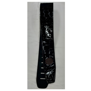 Roxbury BLGS 3" Black Guitar Strap