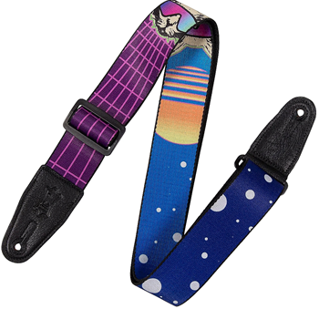 Levys MPD2-119 2” Polyester Guitar Strap - Cyber Cat