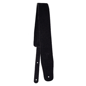 Perris P30PIP-7165 @3" Black Pipped Microfibre Guitar Strap