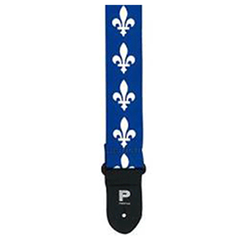 Profile PGS400QC-BL 2" Qc Flag Strap Leather Ends