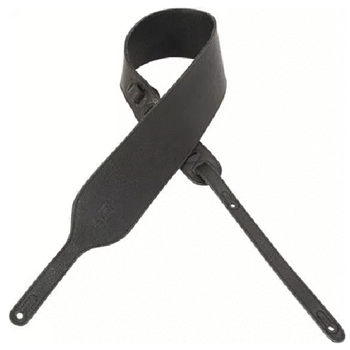 Levys PM74GG-BLK 3 1/2" Garment Leather Bass Guitar Strap
