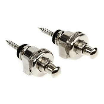 Schaller SCH14010101 S-Lock Strap Locks - Nickel