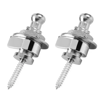 Voyageur VL202-NIC Pair of Strap Locks - Nickel  (schaller Style)