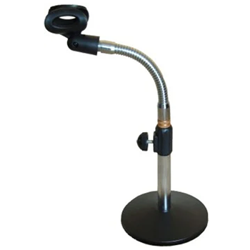 GK GKG MC30 Mini Microphone round base stand with gooseneck and mic clip