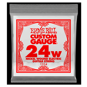 Ernie Ball 1124EB .024w Nickel Wound Single String