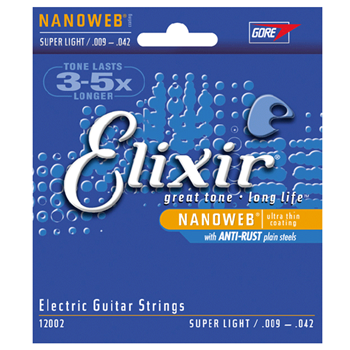 Elixir 12002 9-42 - Nanoweb Super Light Electric Guitar Strings