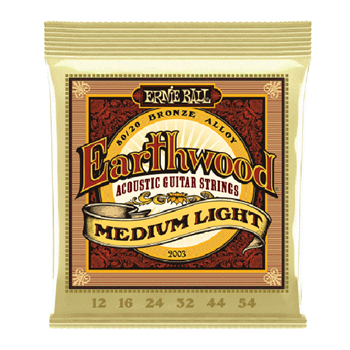 Ernie Ball 2003EB 80/20 Bronze Acoustic Strings 12-54 Medium Light