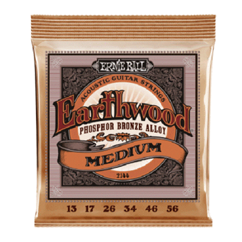 Ernie Ball 2144EB Earthwood Medium Phosphor Bronze Acoustic Guitar Strings