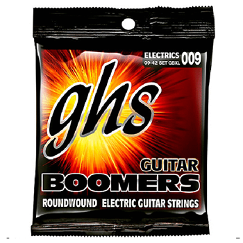 GHS GBXL Boomers Extra Light Naturpak 9-42 Electric Guitar Strings