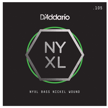 D'Addario NYXLB105 Single Bass String Nyxl 105 Long