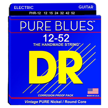 DR PHR-12 Pure Blues Electric Guitar Strings Extra Heavy 12-52