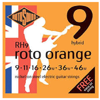 Rotosound RH9 Nickel 9-46 Light Hybrid Electric Strings