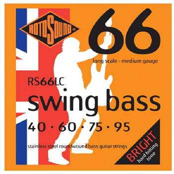 Rotosound RS66LC Stainless Steel Bass Strings 40-95