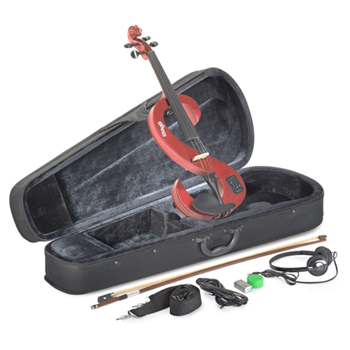 Stagg EVN 4-4 MRD Electric Violin Set W/ Case