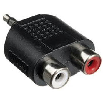 Hosa GRM-193 Rca (f) X2 - 1/8" Trs