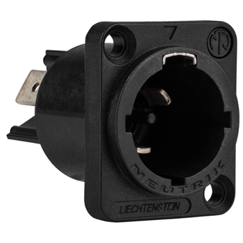 Neutrik NAC3MPX-TOP 3 Pole Chasis Ac Connector - Male -20a-ip65/ul50e