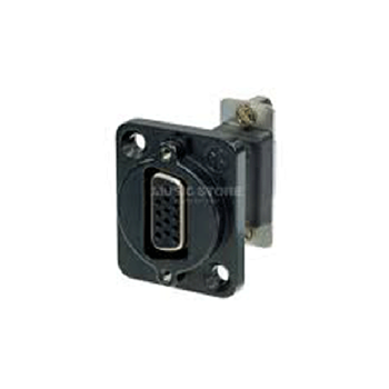 Neutrik NADB15FF-B D-Sub Feedthrough Ff Vga  Black