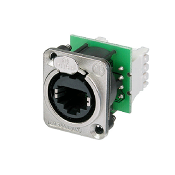 Neutrik NE8FDV-Y110 Nickel Pcb Ethercon Jack