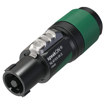Neutrik NL4FXX-W-S 4-Pole Speakon Spx Connector