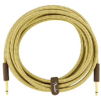 Fender 0990820084 Deluxe Series Instrument Cable 15 ft - Tweed