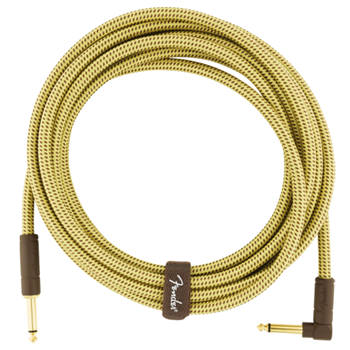 Fender 0990820086 Deluxe Instrument Cable Straight/Angle 15 ft - Tweed
