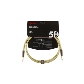 Fender 0990820094 Deluxe Series Instrument Cable 5 ft - Tweed