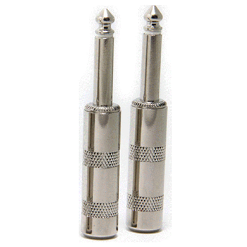 BRTB 451055P Pair of TS 1/4" Instrument Cable Ends