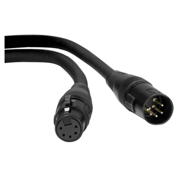 American DJ AC5PDMX5 DMX Male to DMX Female 5-Pin Cable - 5 ft
