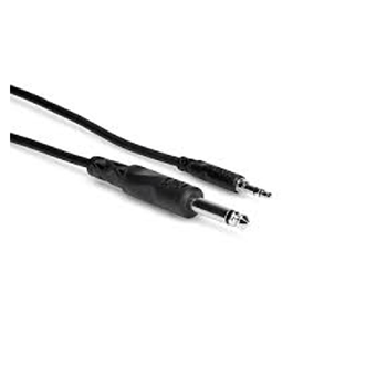 Hosa CMP-105 1/4" Ts (m) - 1/8" Trs (m) Cable - 5ft.