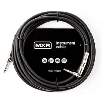 MXR DCIS20R Straight to Right Angle Instrument Cable - 20ft