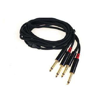 Link Audio LP210PP Premium Dual 1/4 To 1/4 Cable - 10'