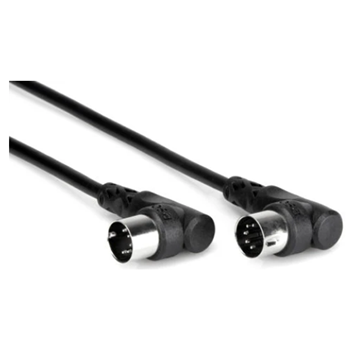 Hosa MID-303RR Midi Cable Right Angle 3'