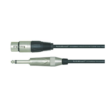 Leem NMH-25 High-Z Microphone Cable Xlr F+1/4" Plug