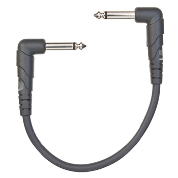 D'Addario PW-CGTP-105 Classic Series Double Right-Angle Instrument Cable 6"