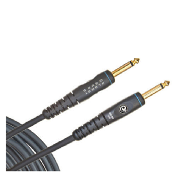 D'Addario PW-G-20 Straight Instrument Cable Gold-plated - 20 ft