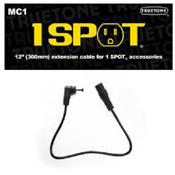 Truetone TT-DC12 12" Male R-Angle To Male Str8 Cable